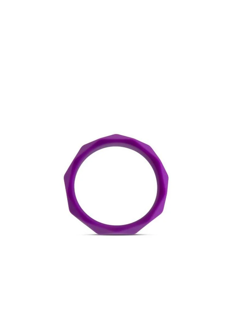 Wellness Geo Silicone Cock Ring - Image 3