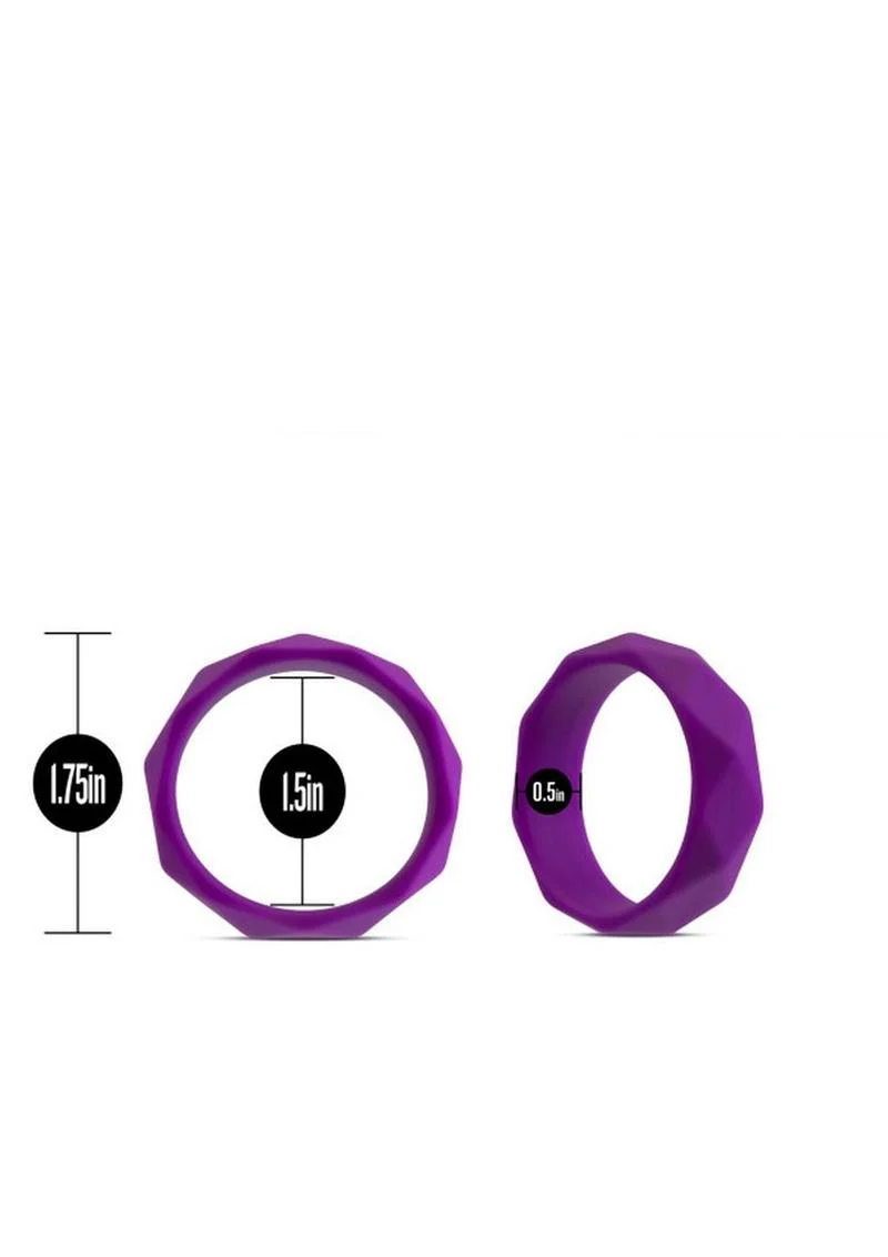 Wellness Geo Silicone Cock Ring - Image 4