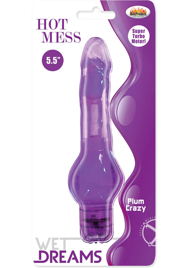 Wet Dreams Hot Mess Vibrating Dildo - Image 4