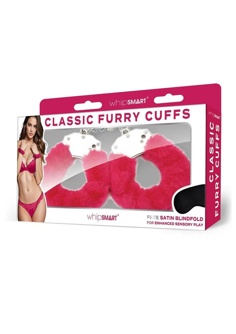 WhipSmart Furry Cuffs with Eye Mask - Image 10