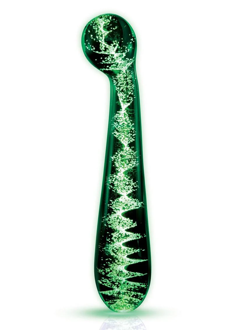 WhipSmart Glow In The Dark G-Spot Glass Dildo
