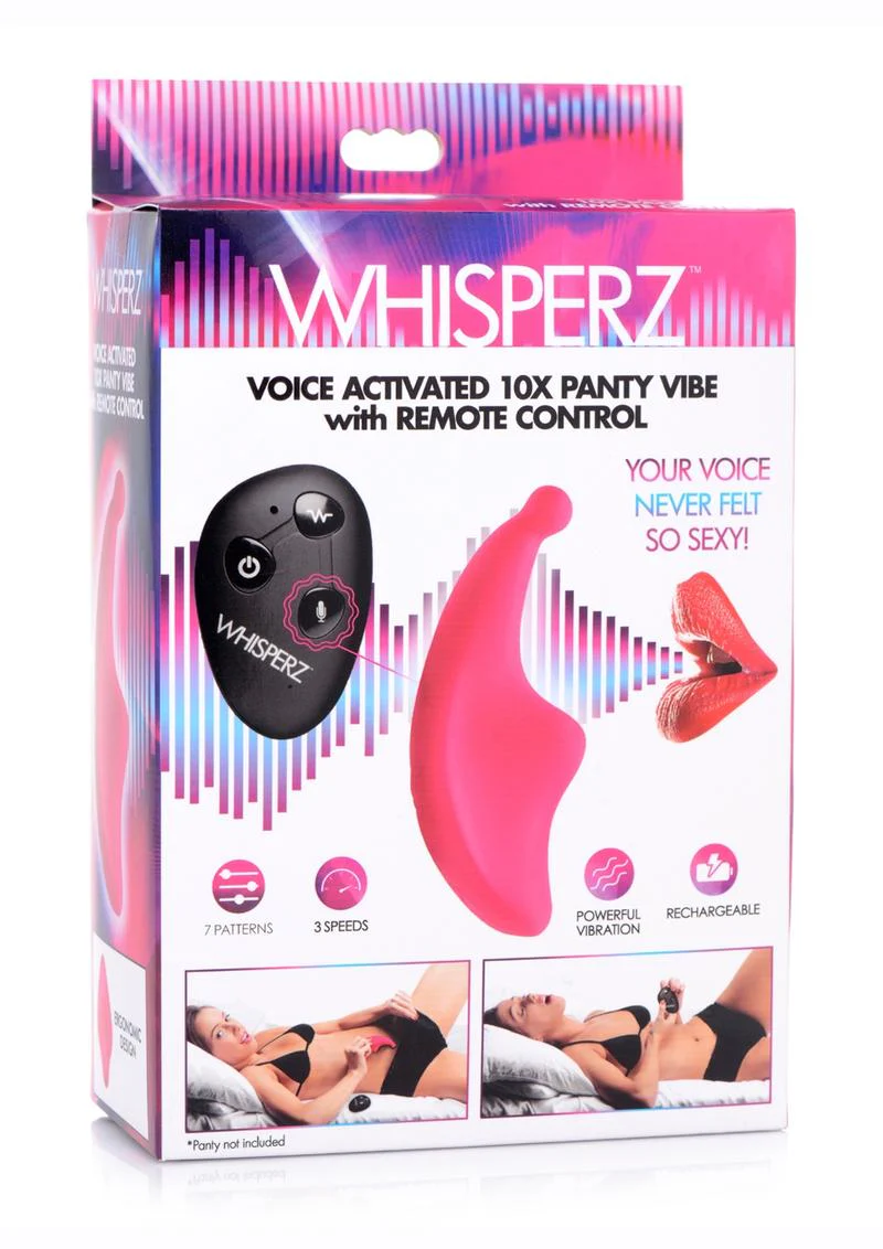 Whisperz Voice Activated 10x Panty Vibe with Remote Control - Image 2