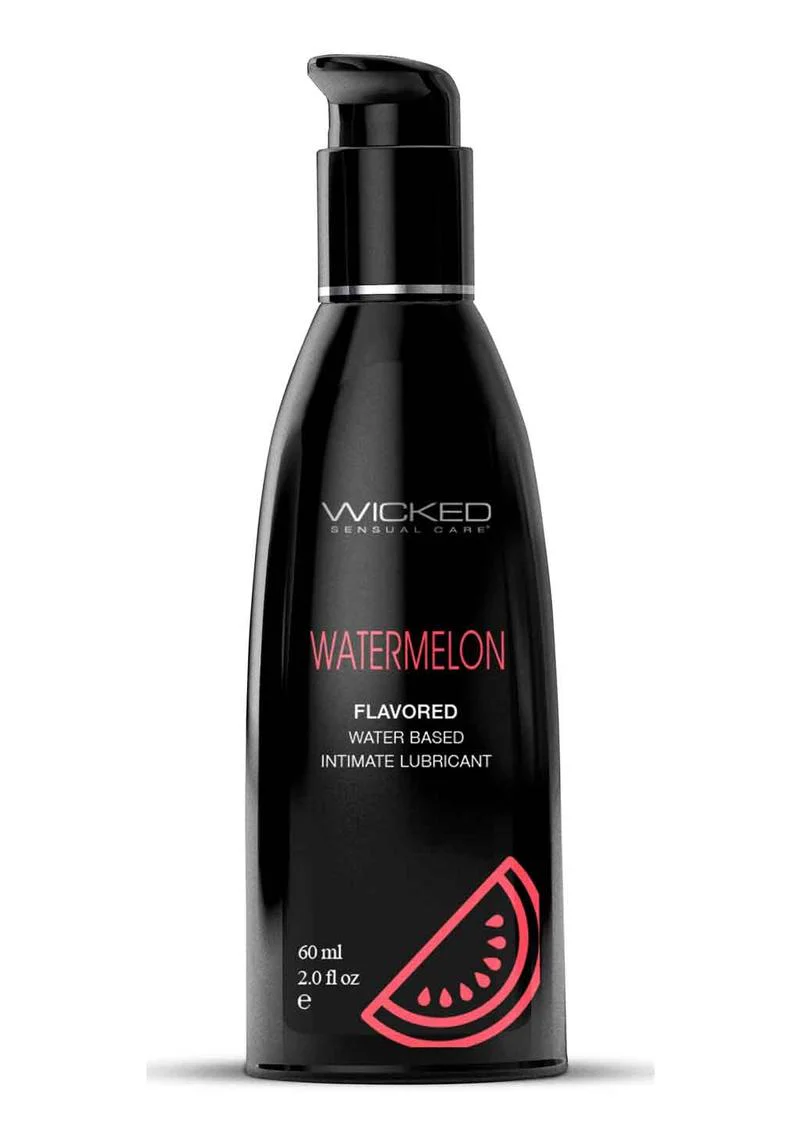 Wicked Aqua Water Based Flavored Lubricant Watermelon - Image 2