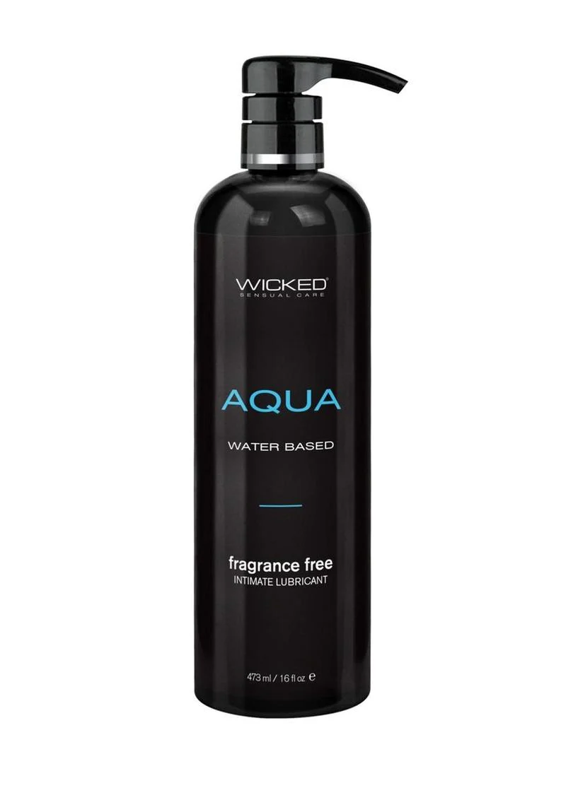 Wicked Aqua Water Based Lubricant Fragrance Free - Image 2