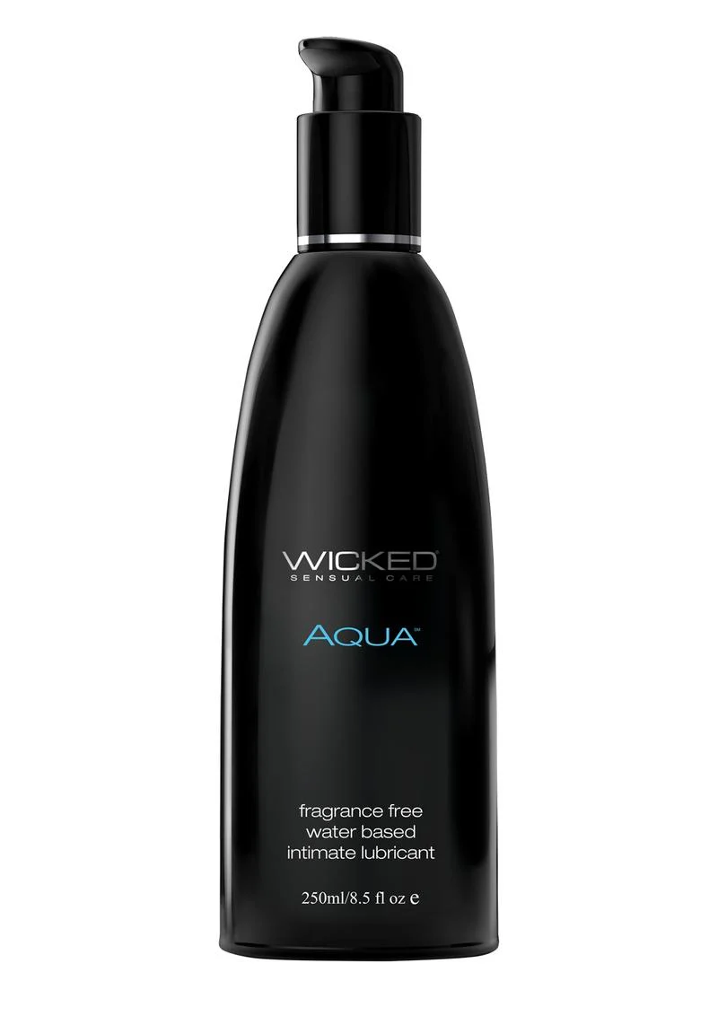 Wicked Aqua Water Based Lubricant Fragrance Free - Image 2