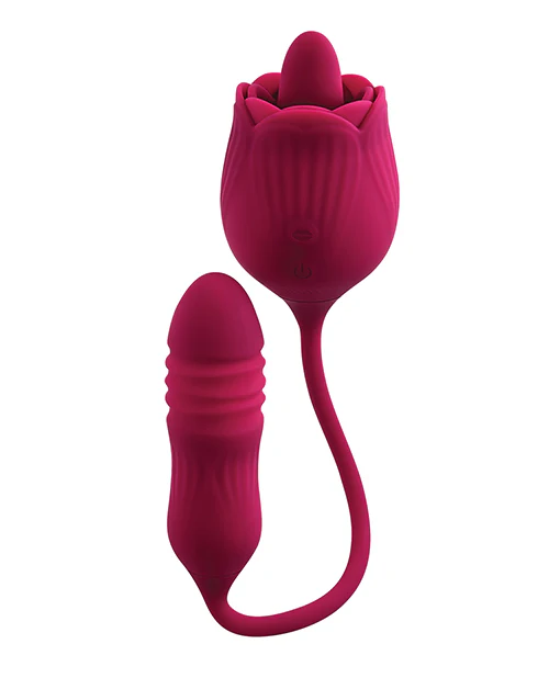 Wild Rose Tongue Clit Licker Thrusting Toy - Image 2