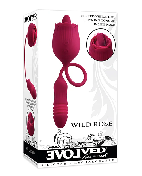 Wild Rose Tongue Clit Licker Thrusting Toy - Image 3