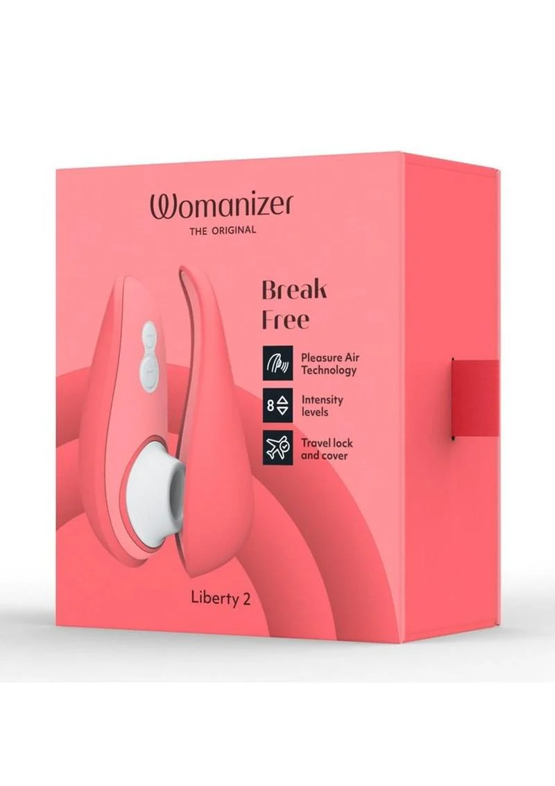 Womanizer Liberty 2 Rechargeable Silicone Clitoral Stimulator - Vibrant - Image 2