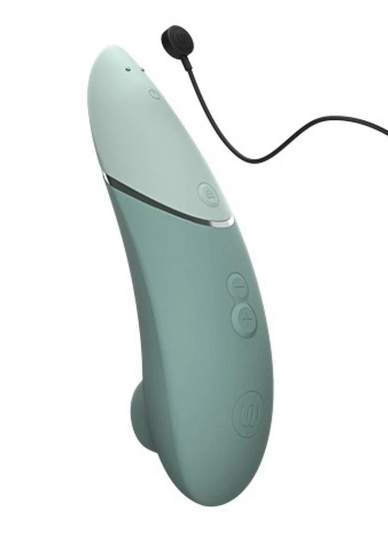 Womanizer Next Rechargeable Silicone Clitoral Stimulator - Sage - Image 3