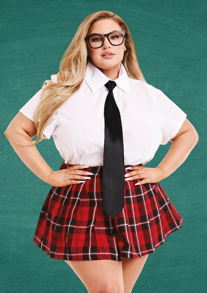 Womens 4pc Private School Sweetheart Cos - Image 4