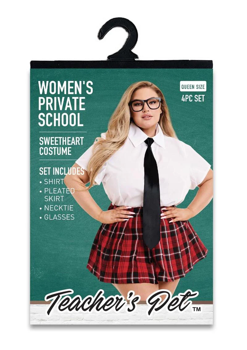 Womens 4pc Private School Sweetheart Cos - Image 6