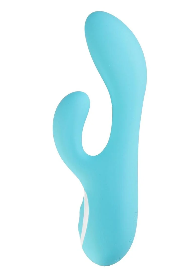 Wonderlust St Tropez Rechargeable Silicone Dual Vibrator - Teals - Image 3
