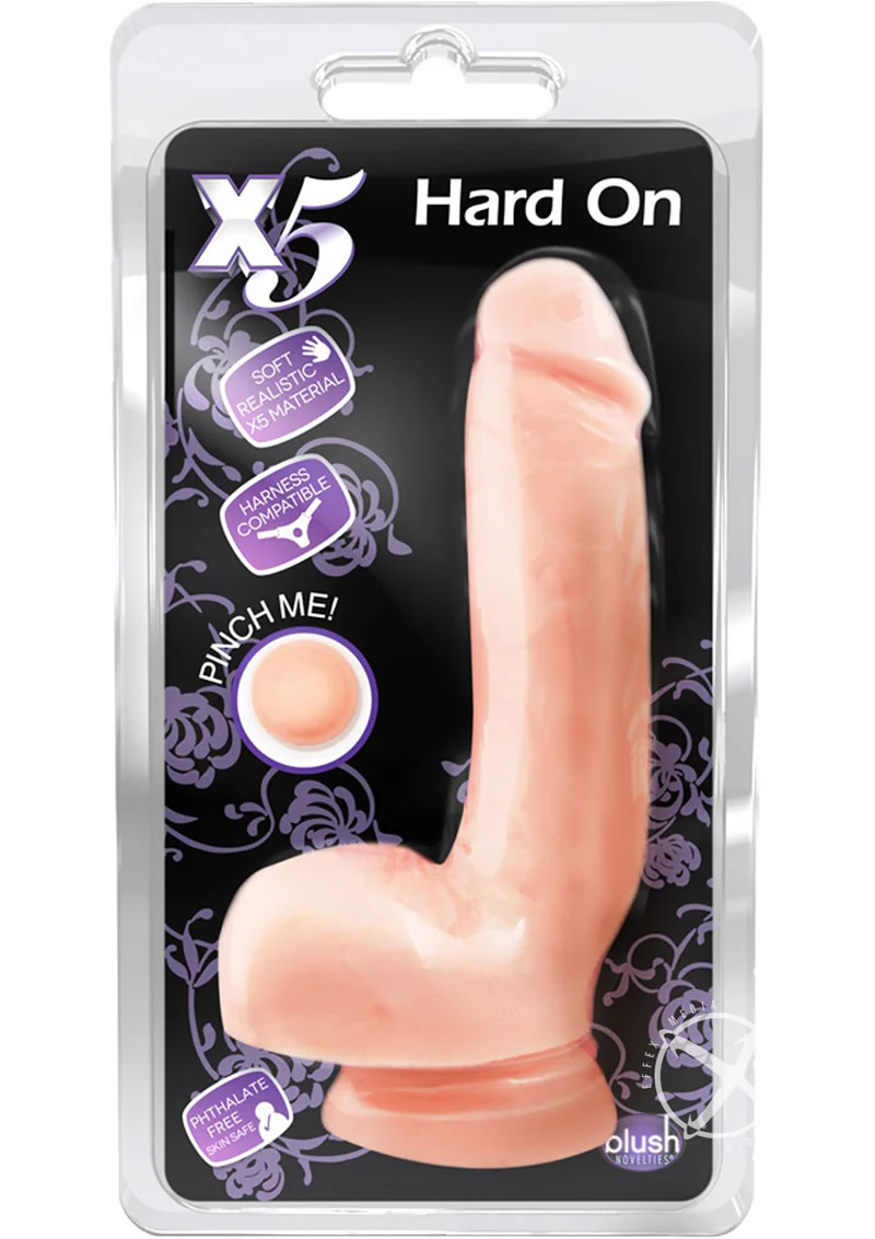 X5 Hard On Dildo with Balls - Image 6