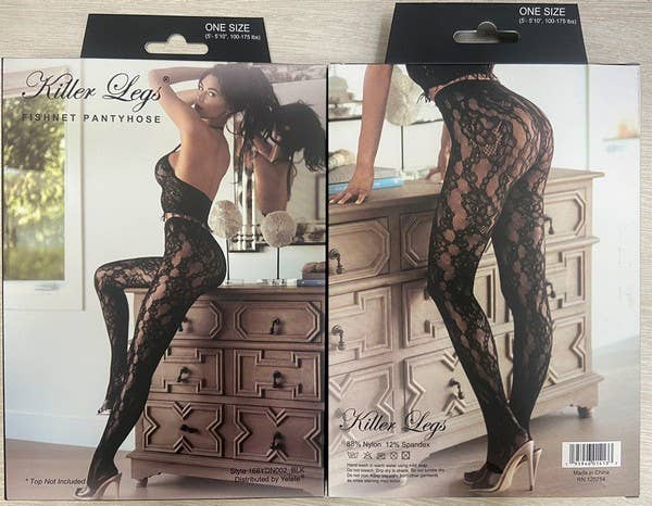 Yelete - Patterned Fishnet Tights - Image 3