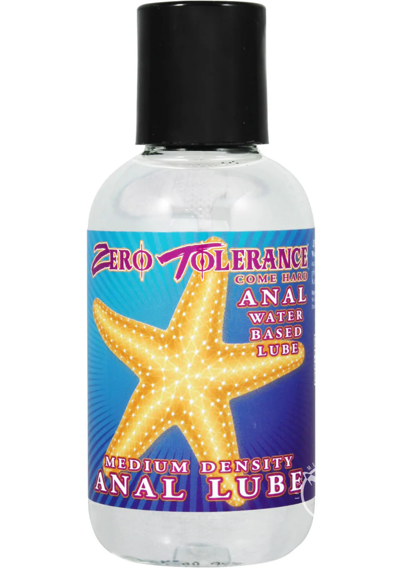 Zero Tolerance Come Hard Water Based Medium Density Anal Lubricant