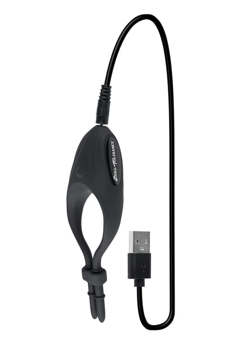 Zero Tolerance Perfect Fit Rechargeable Silicone Vibrating Cock Ring - Image 4