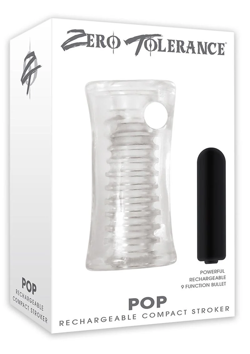 Zero Tolerance Pop Compact Textured Stroker with Rechargeable Bullet and DVD Download - Image 2