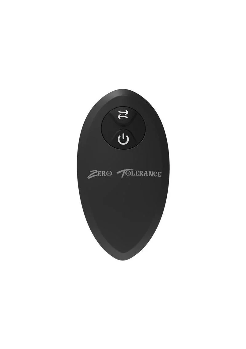 Zero Tolerance The One-Two Punch Silicone Rechargeable Prostate Massager with Remote Control - Image 3
