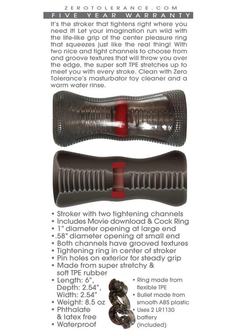 Zero Tolerance The Vortex Textured Stroker with DVD Download - Image 4