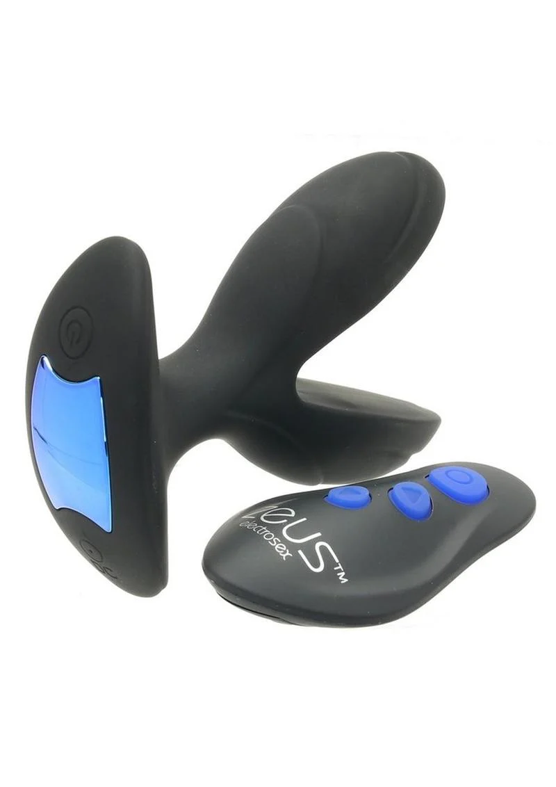 Zeus Electro-Spread 64x Vibrating and E-Stim Silicone Rechargeable Butt Plug with Remote Control - Image 3