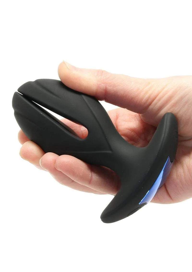 Zeus Electro-Spread 64x Vibrating and E-Stim Silicone Rechargeable Butt Plug with Remote Control - Image 4