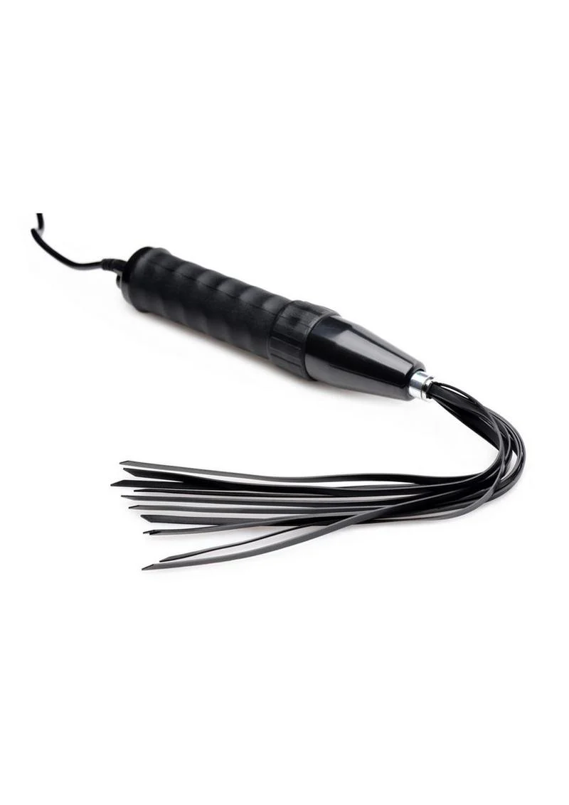 Zeus Electrosex Twilight E-Stim Silicone Flogger - Image 3