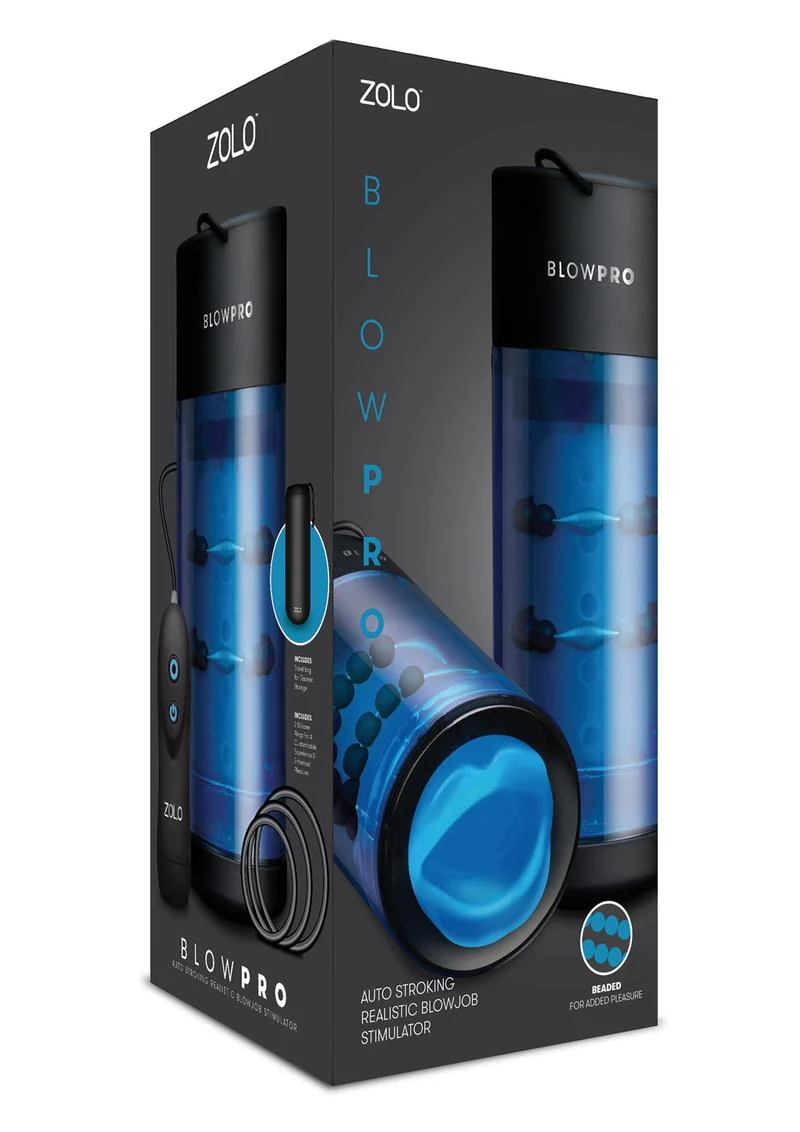 ZOLO Blowpro Vibrating Simulator Masturbator with Bullet - Image 2