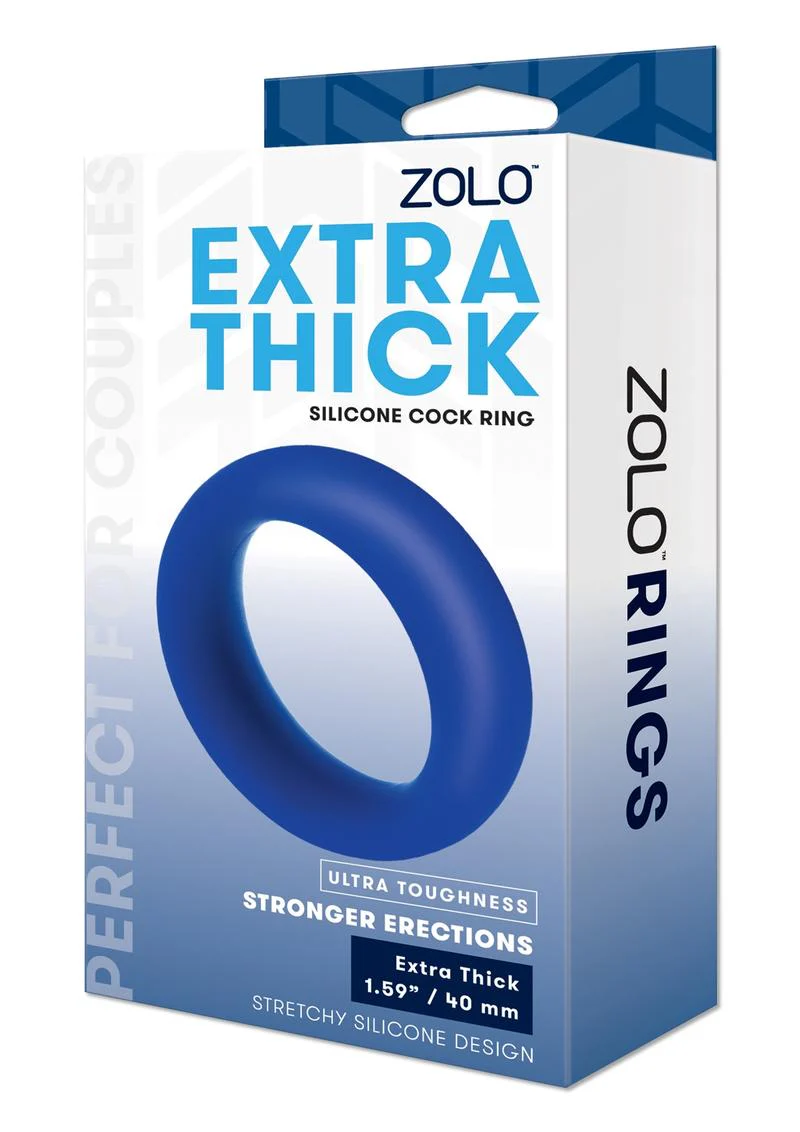 ZOLO Extra Thick Silicone Cock Ring - Image 2