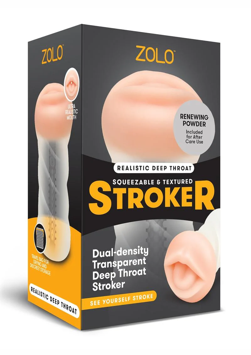 ZOLO Squeezable Deep Throat Masturbator - Mouth - Image 2